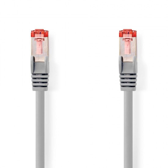 Nedis Cat 6 S/FTP Network Cable RJ45 Male - RJ45 Male 0.15 m Grey (CCGP85221GY015) (NEDCCGP85221GY015)