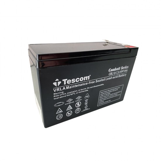 Tescom Batteries Combatt 12V 7.2AH (BAT.0367) (TSBAT0367)