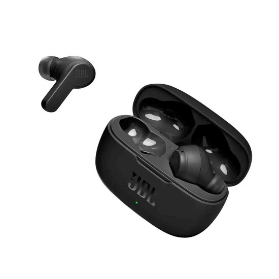 JBL Vibe 200 TWS Bluetooth Wireless In-Ear Earbuds Black (V200TWSBLKEU) (JBLV200TWSBLKEU)