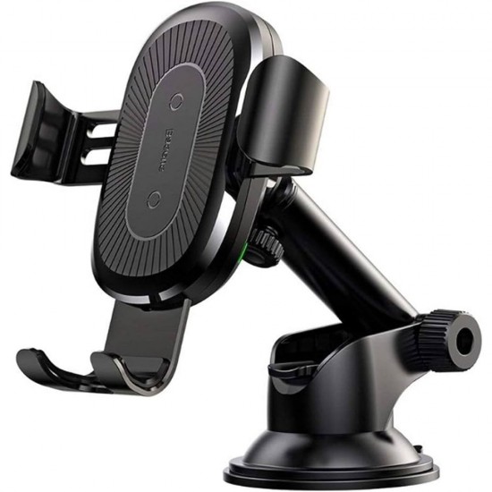 Baseus Gravity Car Mount Baseus with inductive charger Qi Black (WXYL-A01) (BASWXYL-A01)