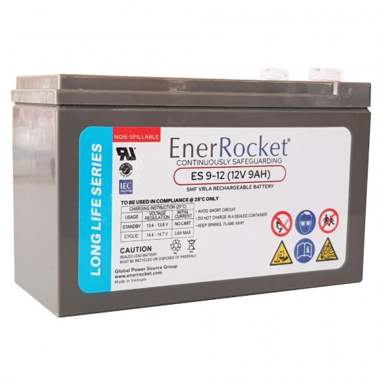 Battery EnerRocket ES 12V 9Ah (BAT.0115) (TSBAT0115)