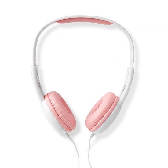 Nedis On-Ear Wired Headphones 3.5 mm Pink (HPWD4200PK) (NEDHPWD4200PK)