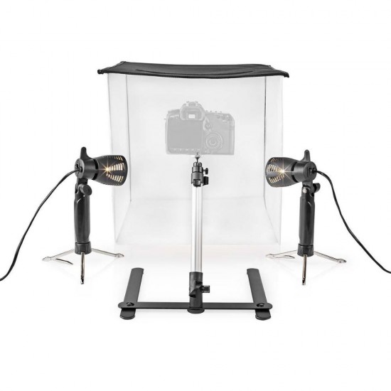 Nedis Photo Box Φωτιζόμενο με Πολλαπλά Backround 40x40x40cm (SKT010WT) (NEDSKT010WT)