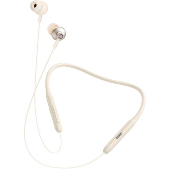 Baseus Wireless Earphones Baseus  Bowie P1x In-ear Neckband Creamy-White (NGPB010002) (BASNGPB010002)