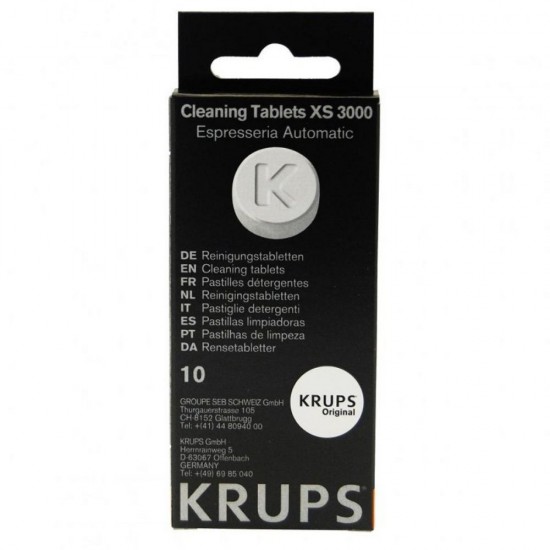 Krups Καθαριστικό Καφετιέρας 10τμχ (XS3000) (KRUXS3000)