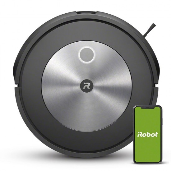 iRobot Roomba j7 Σκούπα Ρομπότ με Χαρτογράφηση και Wi-Fi Μαύρη (J715840) (IRBJ715840)