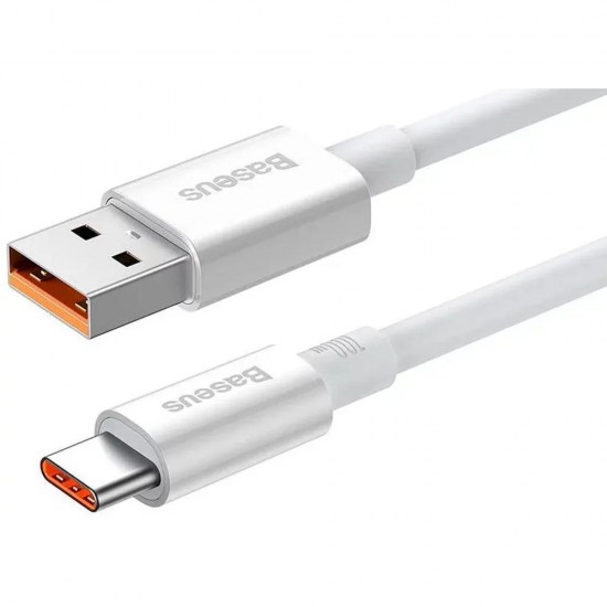 Baseus Superior USB 2.0 Cable USB-C male - USB-A male 100W Λευκό 1m  (P10320102214-01) (BASP10320102214-01)