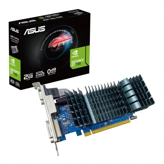 Asus GeForce GT 730 2GB GDDR3 EVO Low Profile (90YV0HN0-M0NA00) (ASU90YV0HN0-M0NA00)