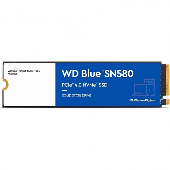 Western Digital Blue SN580 SSD 500GB M.2 NVMe PCI Express 4.0 (WDS500G3B0E)