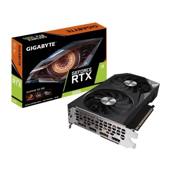 Gigabyte GeForce RTX 3060 8GB GDDR6 Gaming OC Rev 2.0 (GV-N3060GAMING OC-8GD 2.0) (GIGGV-N3060GAMING OC-8GD 2.0)