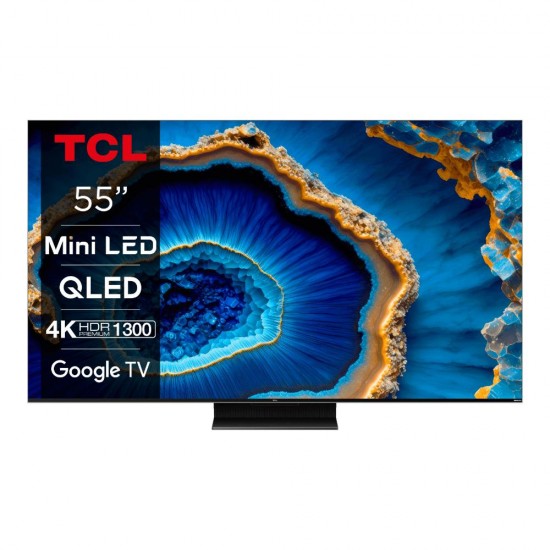 TCL Smart TV 55" 4K UHD QLED  HDR 2023 (55C805) (TCL55C805)