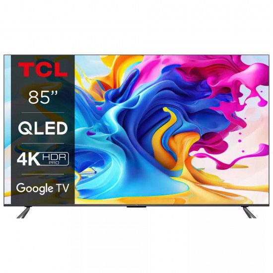 TCL Smart TV 85" 4K UHD QLED  HDR 2023 (85C645) (TCL85C645)