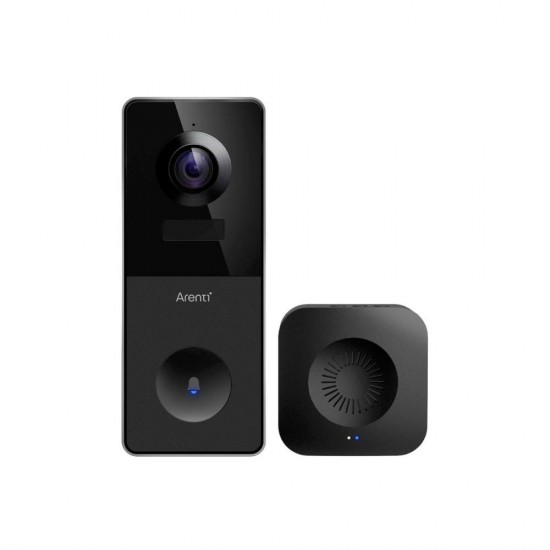 Arenti Outdoor Battery-Powered 3MP/2K Wi-Fi Video Doorbell (VBELL1) (AREVBELL1)