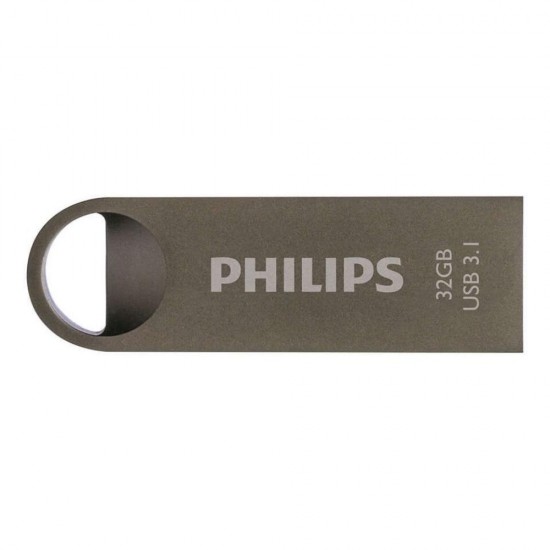 Philips Moon 32GB USB 3.1 Stick Ασημί (FM32FD165B/00) (PHIFM32FD165B-00)