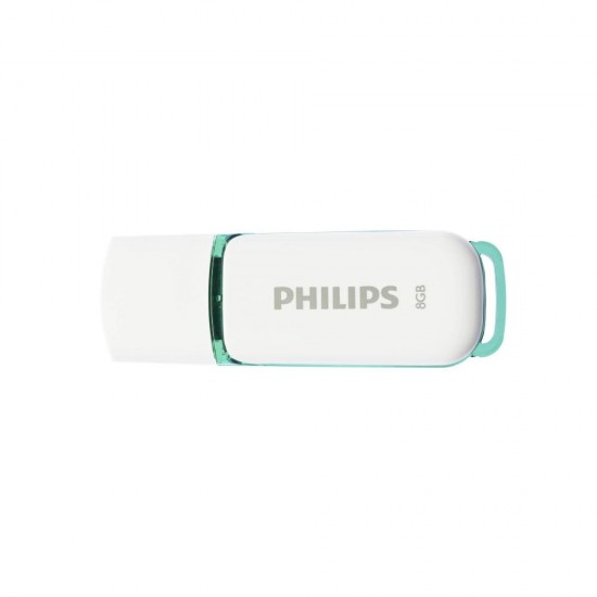 Philips Snow 8GB USB 2.0 Stick Λευκό (FM08FD70B/00) (PHIFM08FD70B-00)