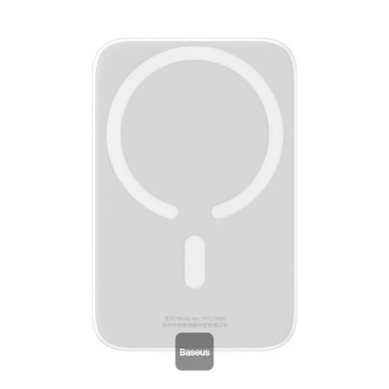 Baseus Powerbank Magnetic Mini 6000mAh 20W MagSafe (white) (P10059002223-00) (BASP10059002223-00)