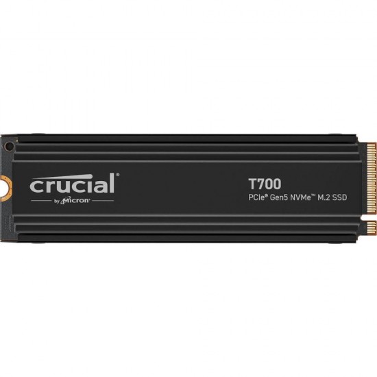 SSD Crucial 2TB T700 CT2000T700SSD5 PCIe M.2 NVME Gen5 Heatsink (CT2000T700SSD5) (CRUCT2000T700SSD5)