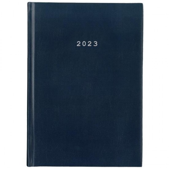 Ημερήσιο Ημερολόγιο 2023 Δεμένο 12x17 BASIC NEXT Μπλε