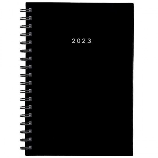 Ημερήσιο Ημερολόγιο 2023 Μικρό Σπιράλ 12x17 ΜΑΥΡΟ BASIC NEXT