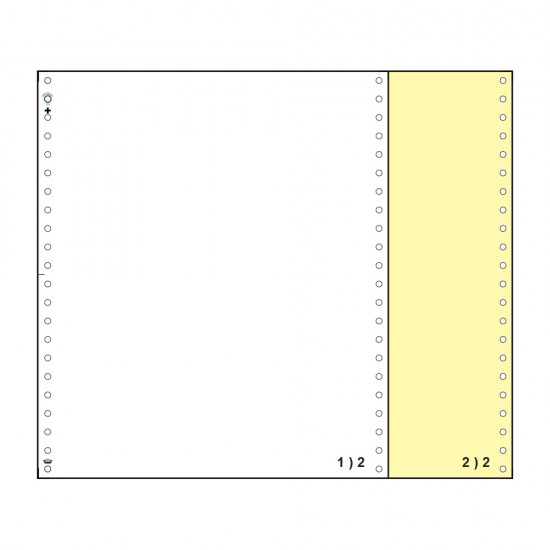 Μηχανογραφικό χαρτί 24x28 - 2τυπο Λ|Κ