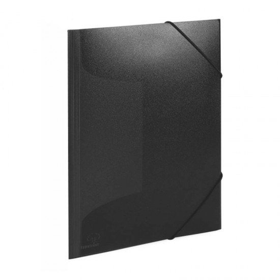 Μαύρο Ντοσιέ με λάστιχο 23x32