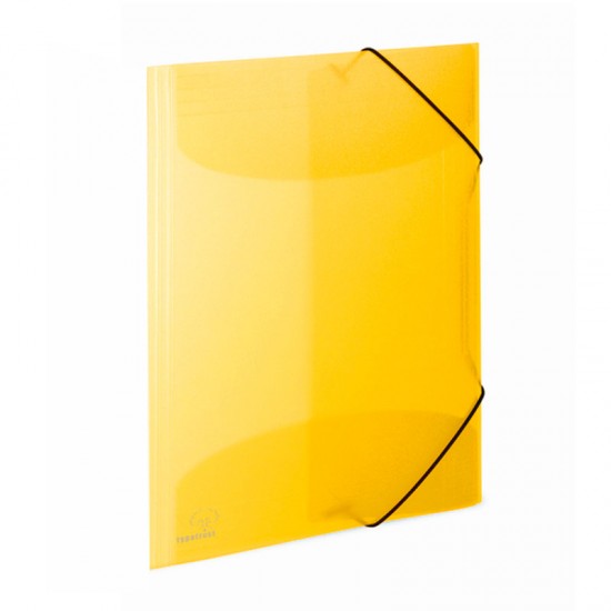 Κίτρινο Ντοσιέ με λάστιχο 23x32