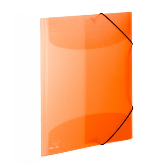 Πορτοκαλί Ντοσιέ με λάστιχο 23x32