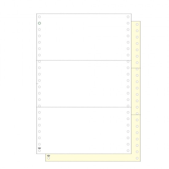 Μηχανογραφικό χαρτί Ζυγολόγιο 15x9 - 2τυπο Λ|Κ