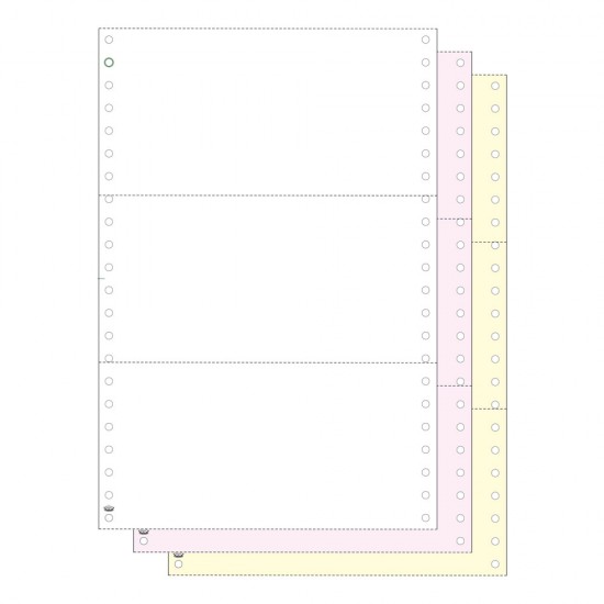 Μηχανογραφικό χαρτί 15x9 Ζυγολόγιο - 3τυπο Λ|Ρ|Κ