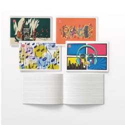 Τετράδιο Μουσικής Παιδικό Χάρτινο Πεντάγραμμο 17x25 40φ.