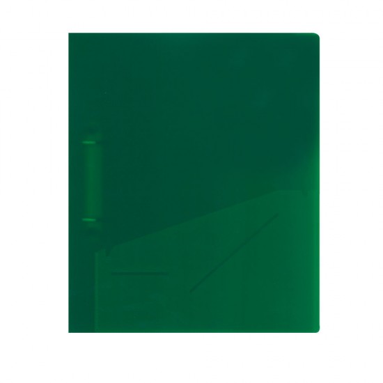 Πράσινο Ντοσιέ P.P. Α4 με 2 D κρίκους ράχη 4cm