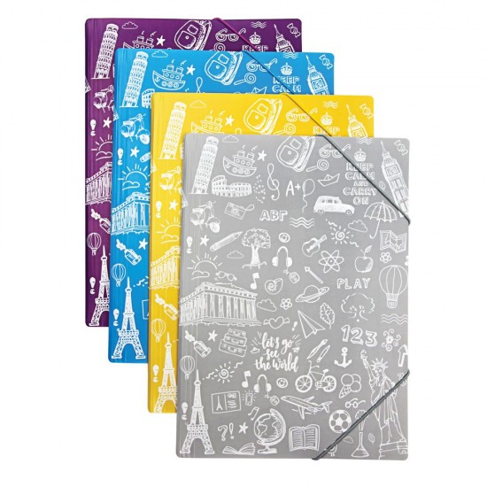 Ντοσιέ λάστιχο Doodle 25x35