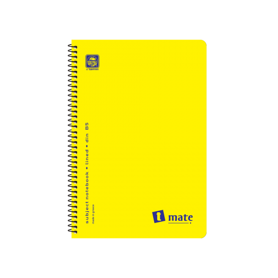 T-Mate Τετράδιο Σπιράλ Β5 3 θεμάτων